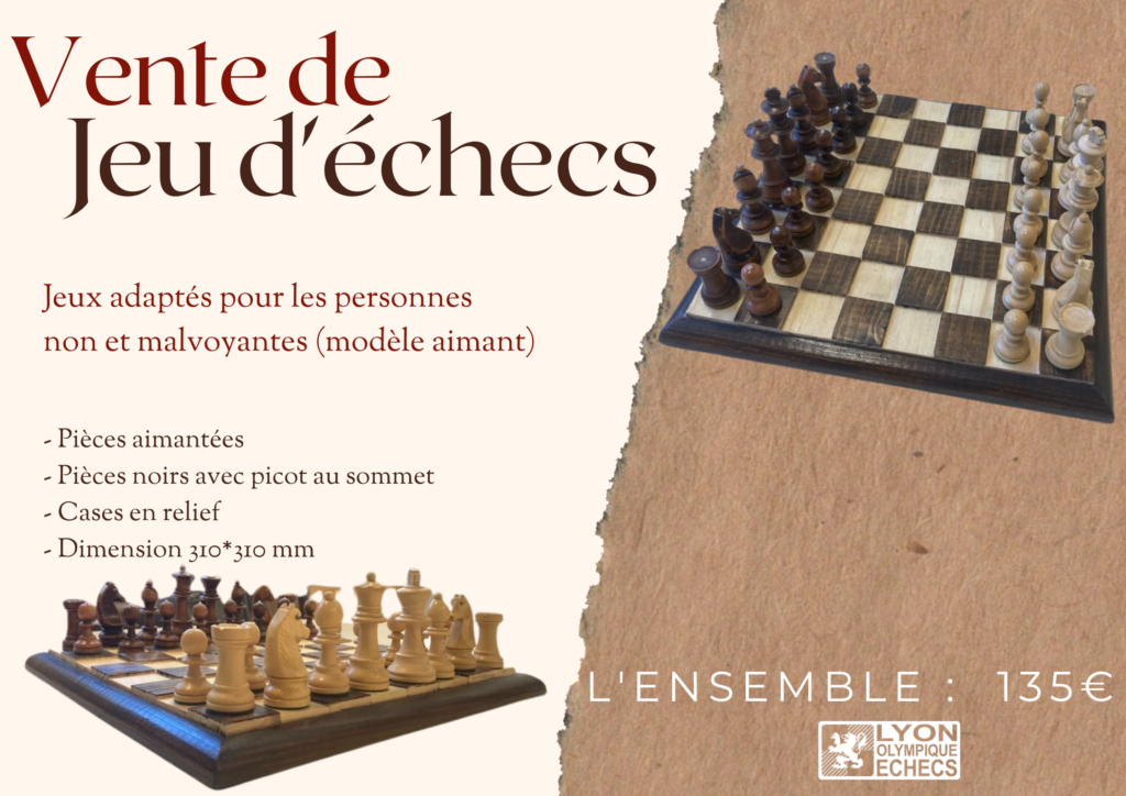 Jeux d'Échecs & Échiquier - Boutique Française – L'échiquier